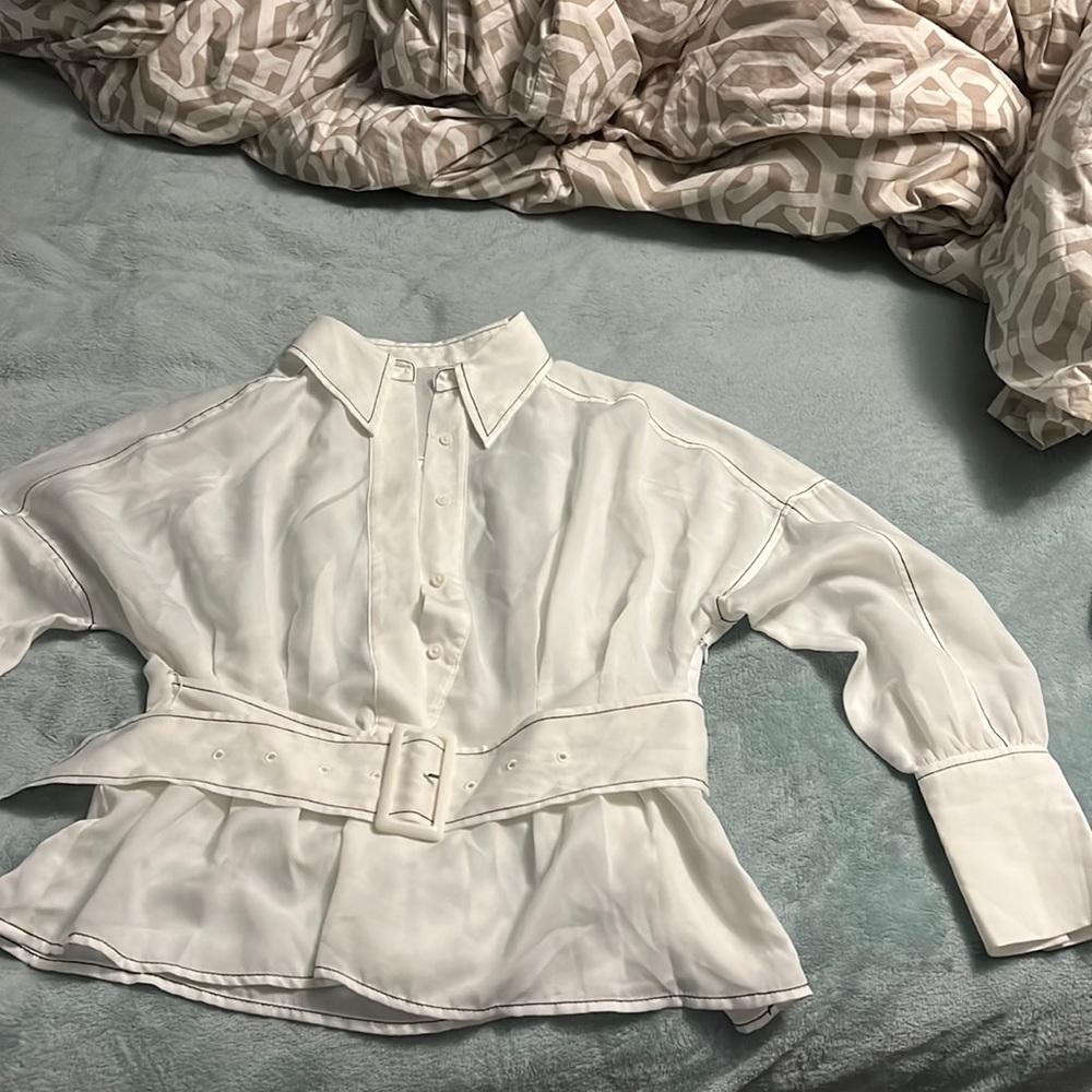 Zara White top size XS